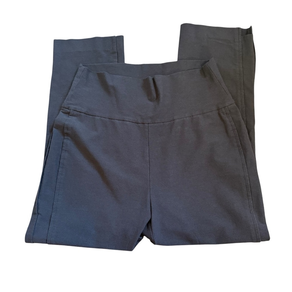Eileen Fisher Gray High Rise Crop Trouser Pants Business Casual Womens Size XS - Picture 4 of 11